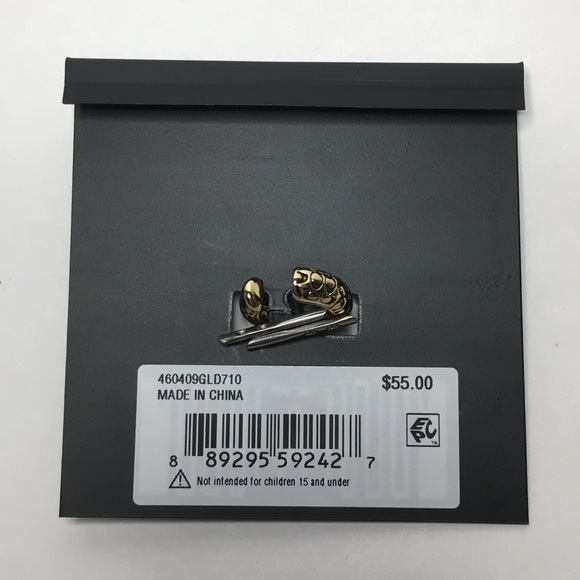 COACH Quilted Signature Ear Cuff, Gold Color, NWT - Picture 5 of 8